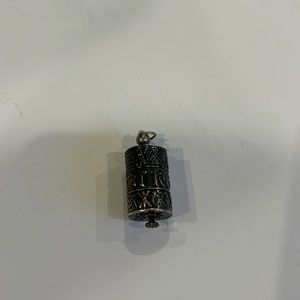 Tibetan prayer wheel pendant